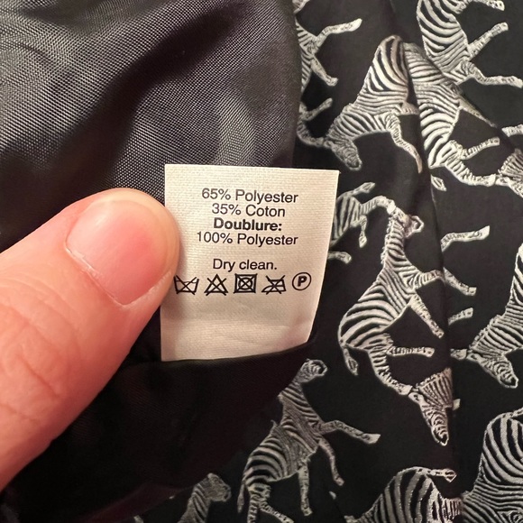 Jcrew factory NWT zebra print skirt size 4 - Picture 5 of 5